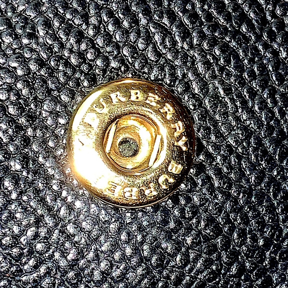 BURBERRY COMPACT ZIPPY WALLET BLACK LEATHER NOVA CHECK BOX DUST COVER HAMPSTEAD - Picture 14 of 15